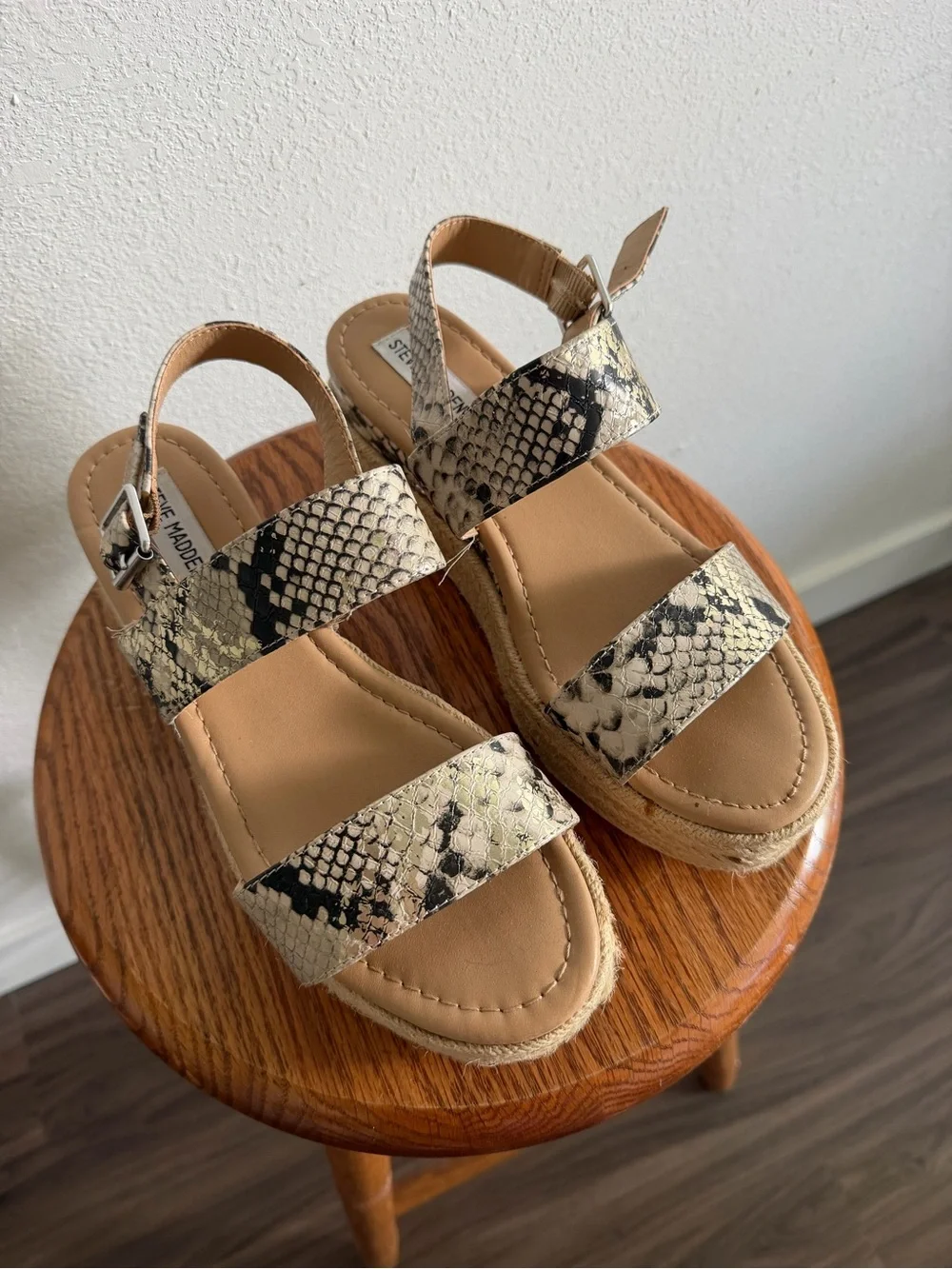 NWOT Steve Madden Fifer Espadrille Platform Sandals